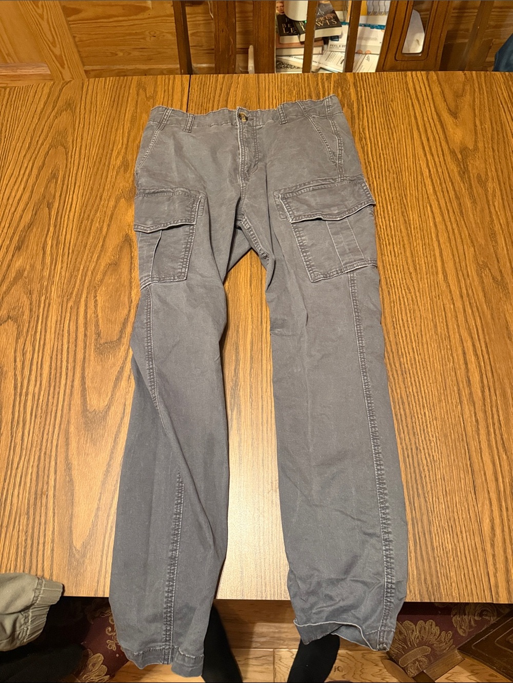 Men's Cargo Pants in Gray - Casual Utility Style